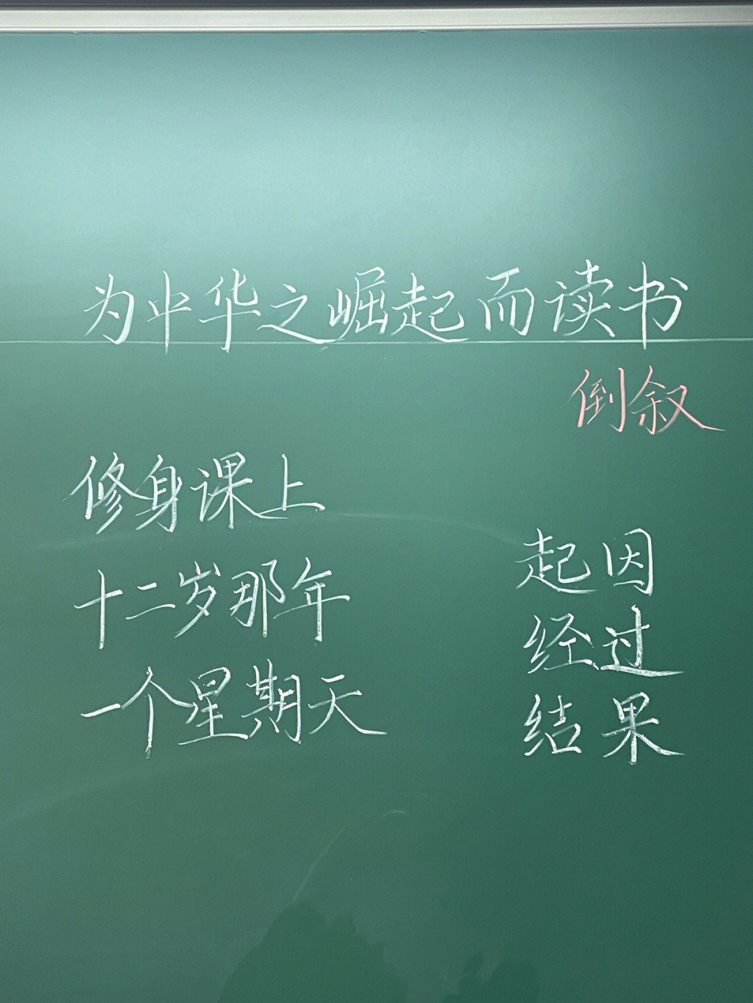 四年级为中华之崛起而读书公开课逐字稿