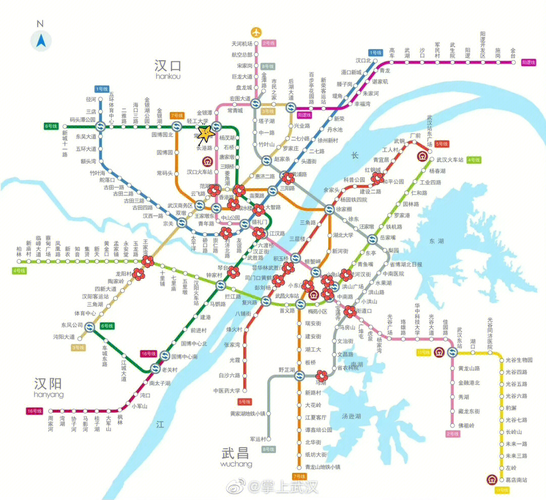 武汉市未来地铁规划图图片
