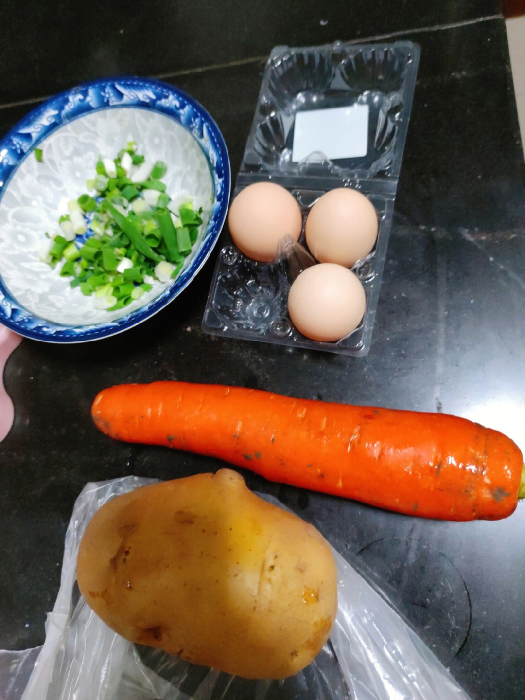 土豆胡萝卜鸡蛋图片