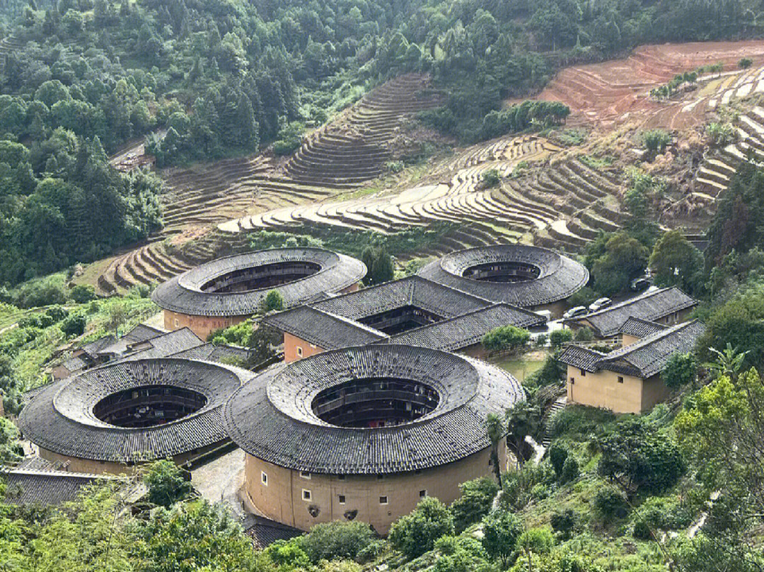 漳州土楼云水谣永定田螺坑