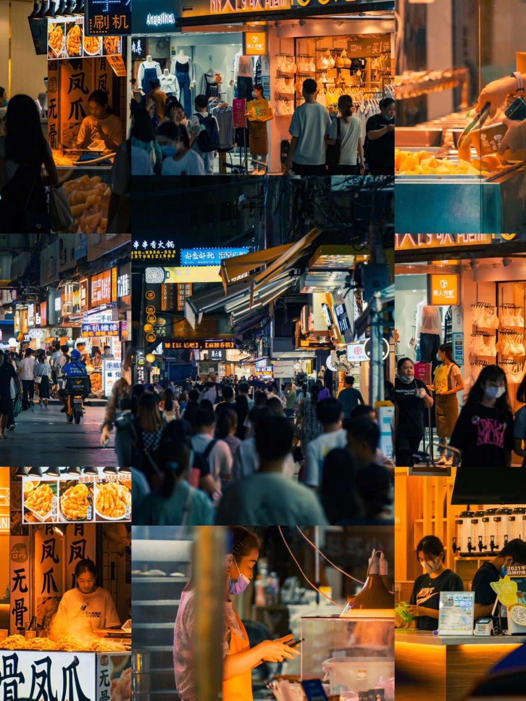 广州市龙洞步行街的鸡图片
