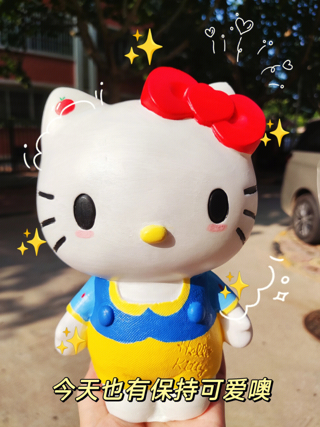 hellokitty结合白雪公主的石膏娃娃