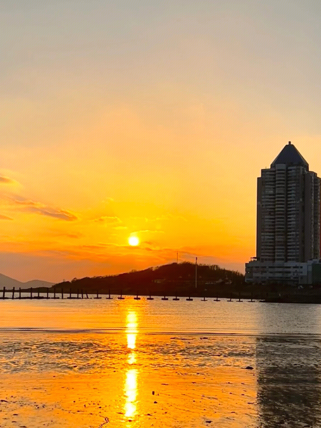 6月3日青岛晚霞图片