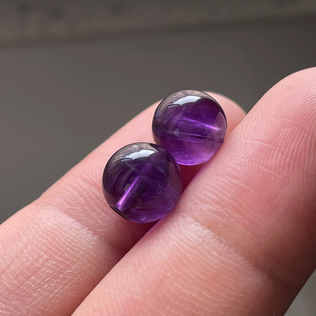 天然乌拉圭紫水晶8mm圆珠散珠配珠配饰