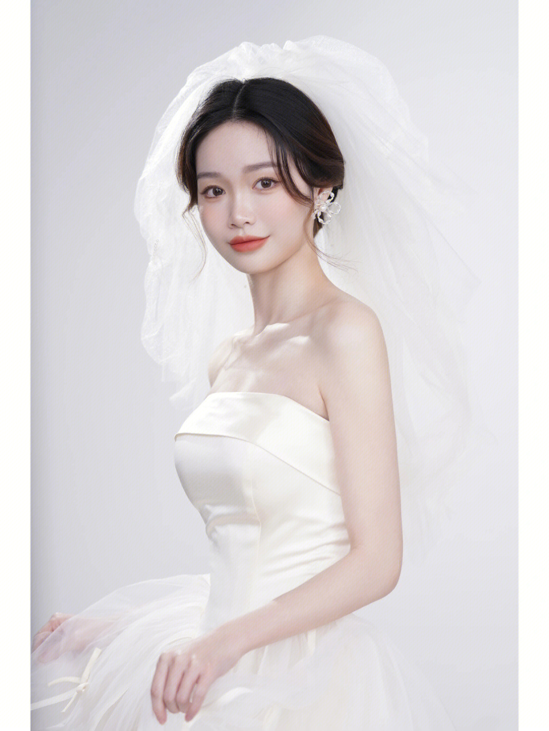 韩系气质新娘造型