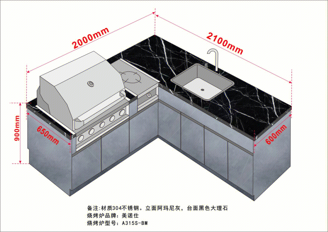 户外烧烤台图片及尺寸图片