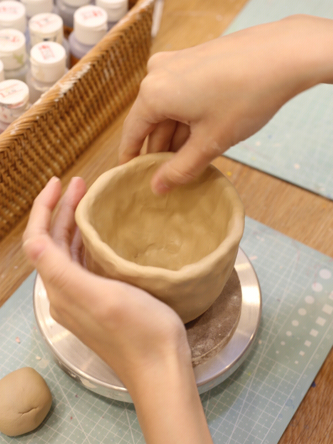 简单的手捏陶艺教程图片