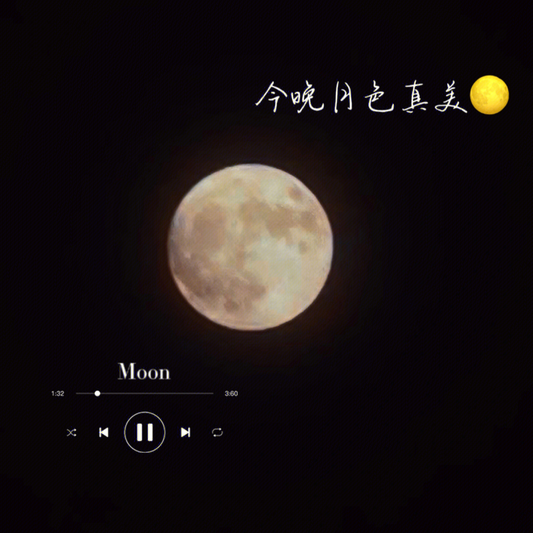 今晚月色真好日语图片