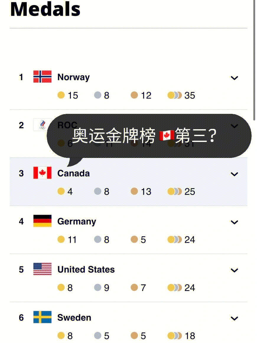 韩国冬奥会奖牌榜图片