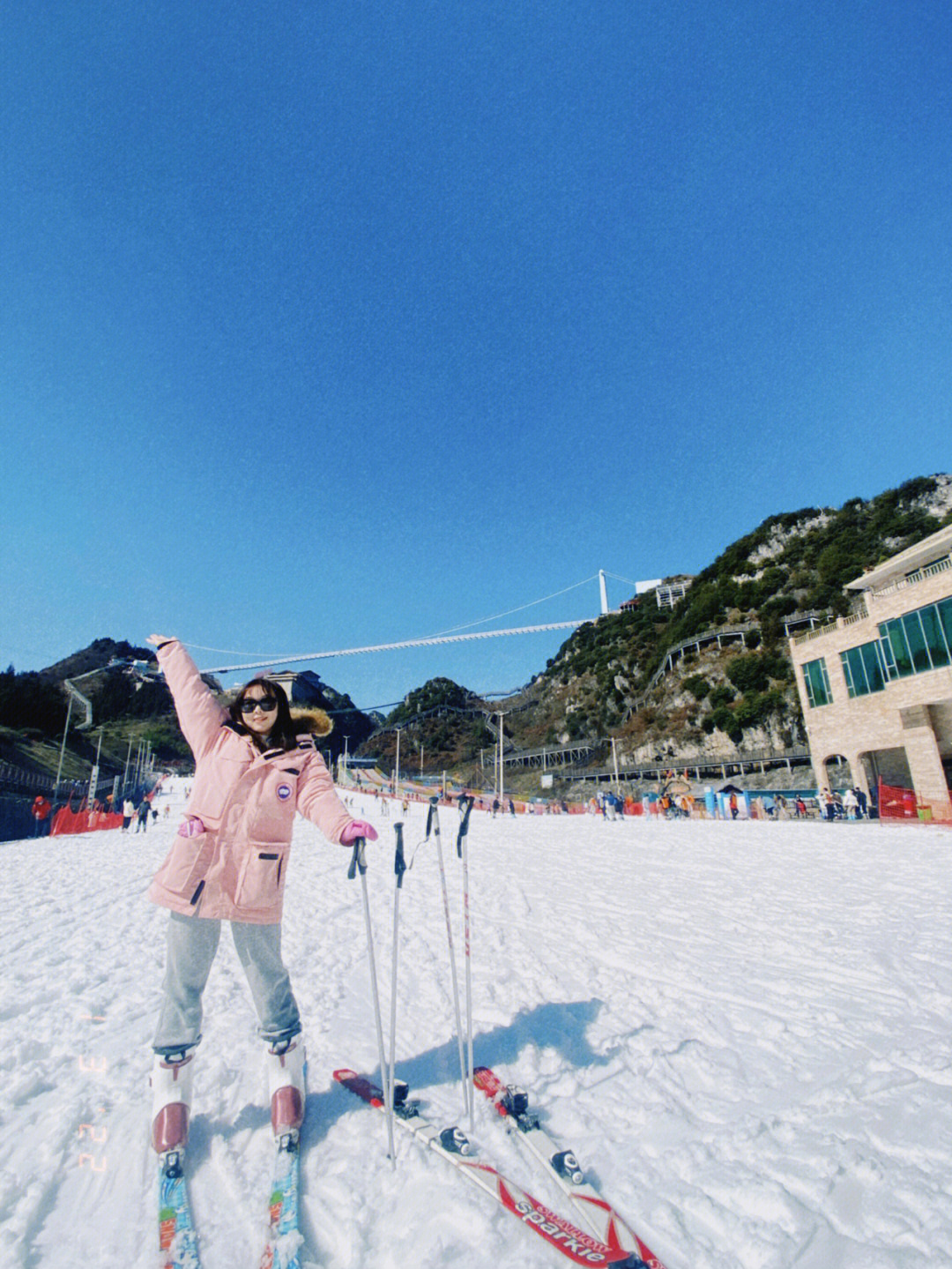 六盘水梅花山滑雪场|滑雪也太太太快乐了8!