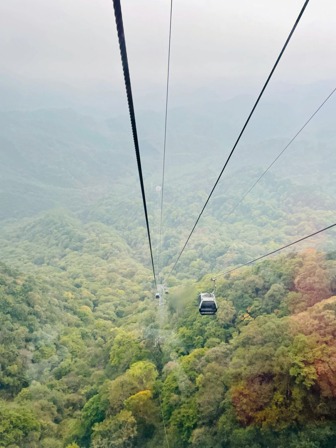 光雾山香炉山索道图片