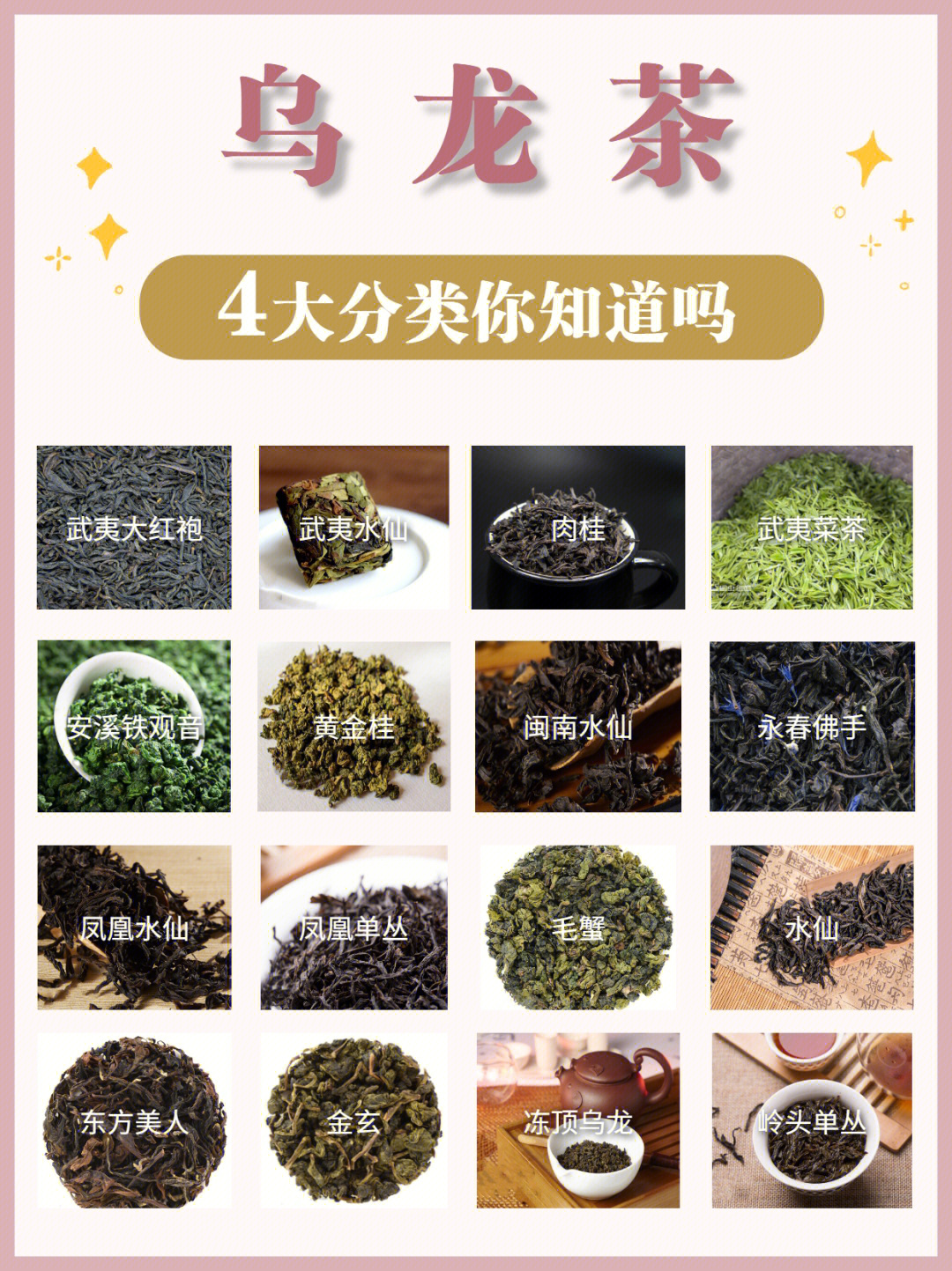 台湾四大名茶图片