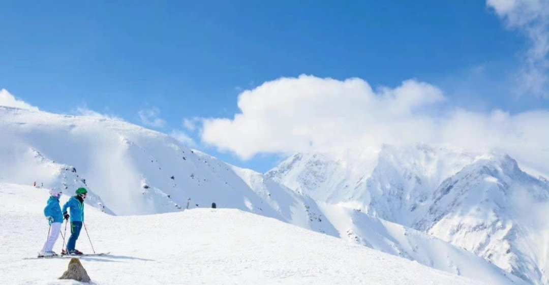 日本白马村滑雪场图片