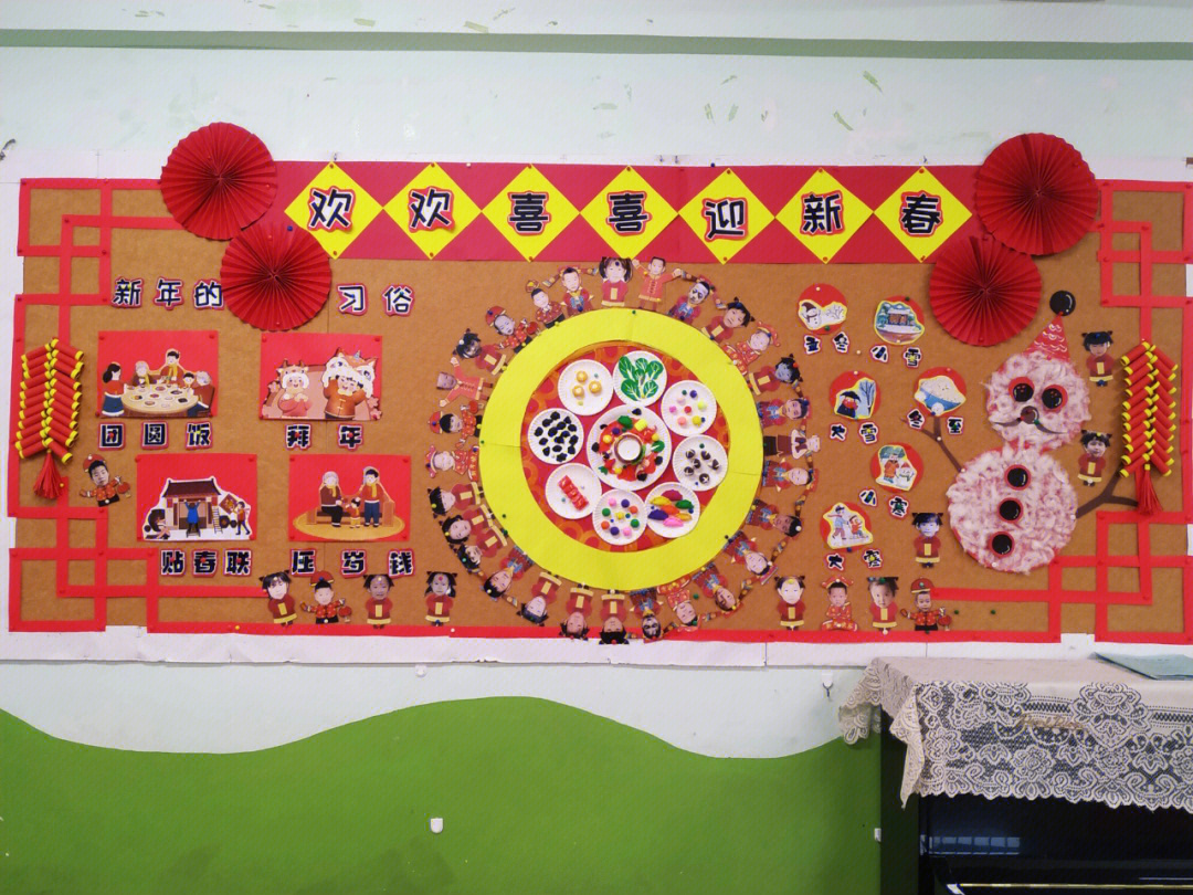 春节小区装饰布置方案图片