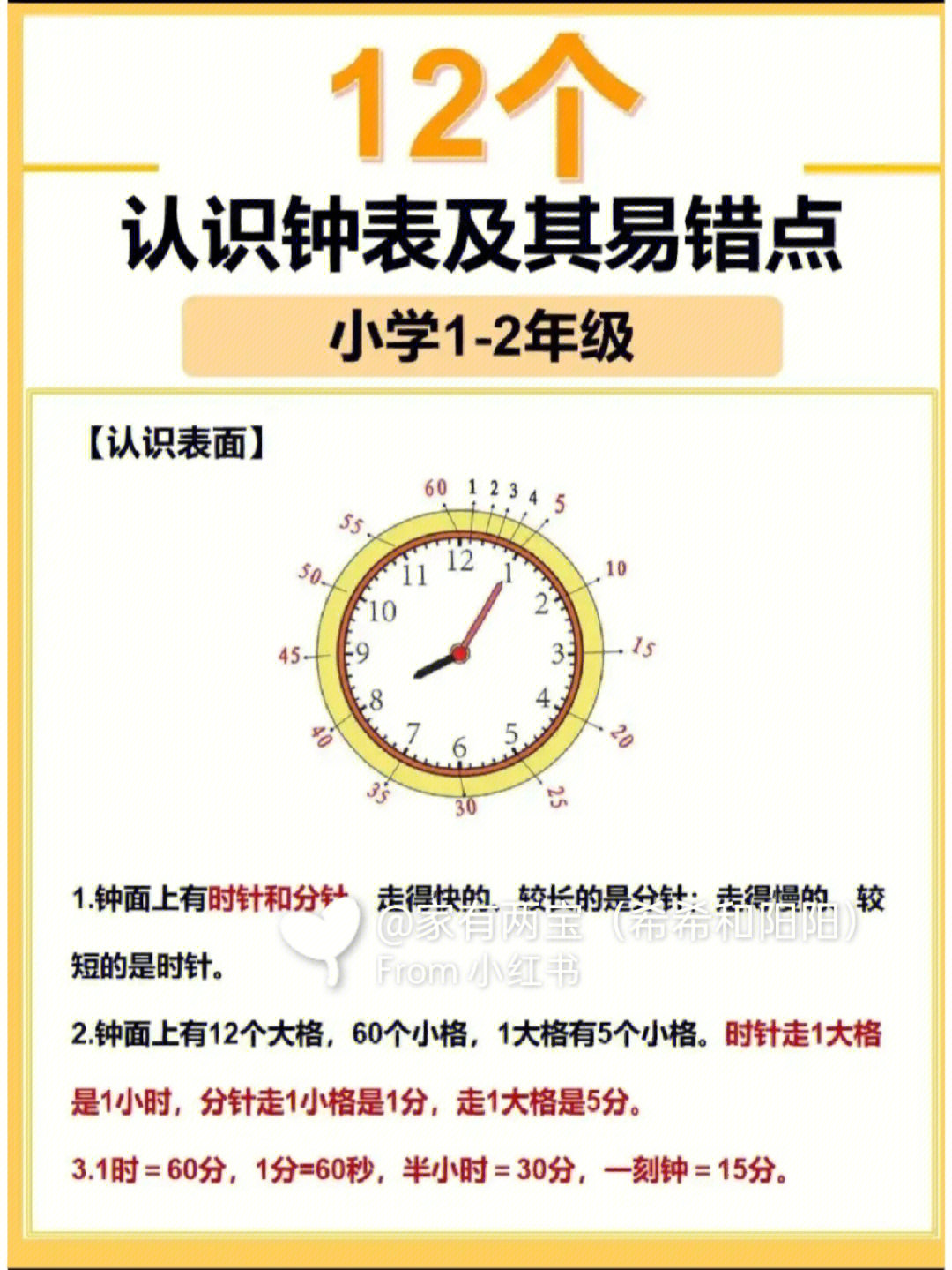 73一二年级数学认识钟表填时间练习题钟表9215人教版二年级上