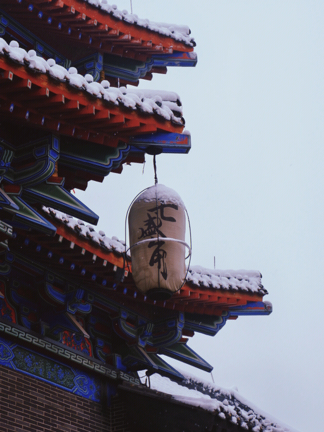 开封雪景图片