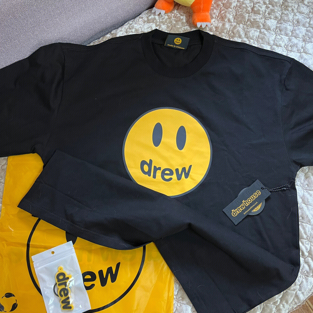 drew短袖正品细节图图片