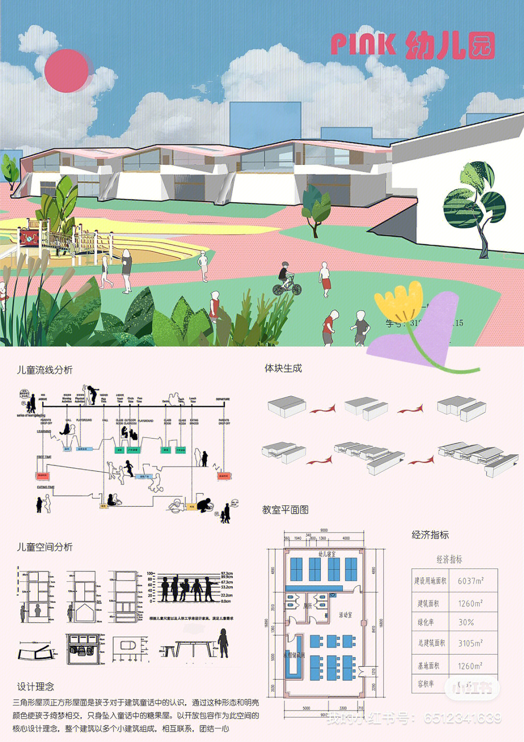 建筑学大二幼儿园设计图片