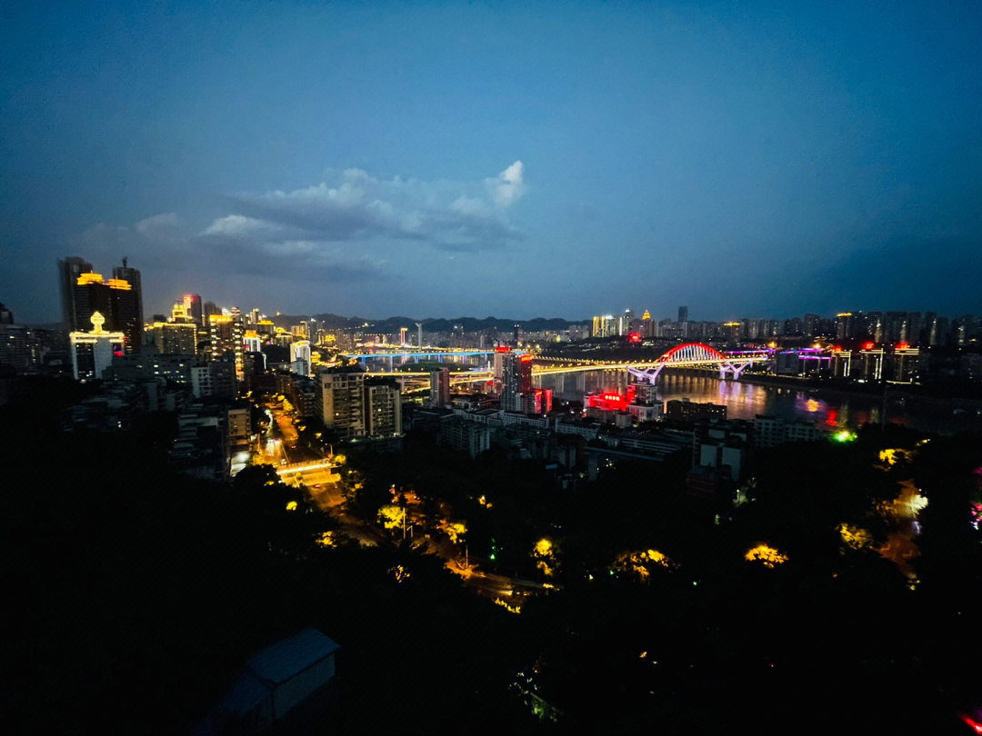 鹅岭二厂夜景图片