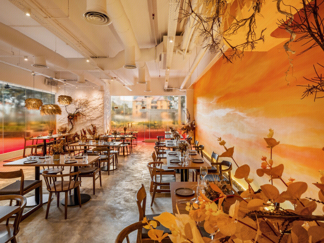 网红餐厅cueva槟城装修实拍案例