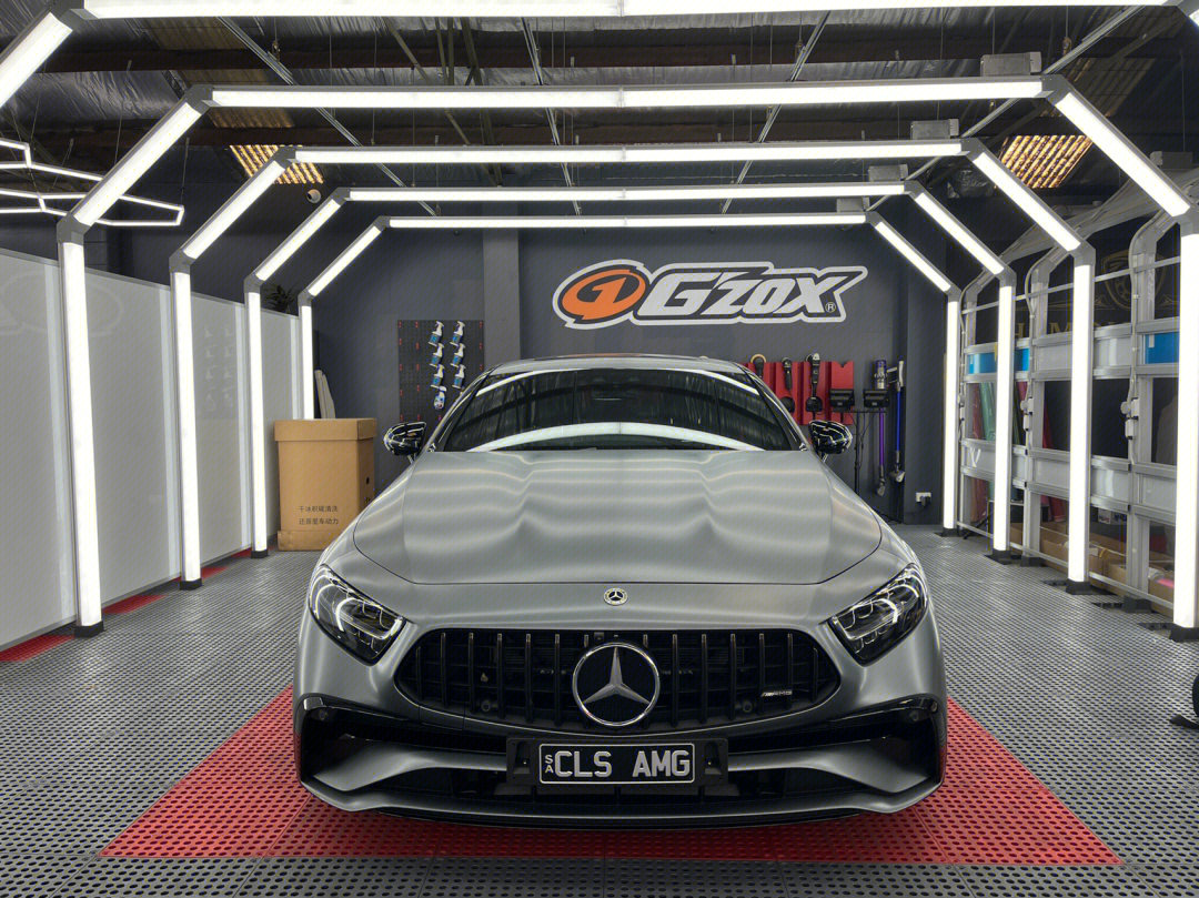 今天带来amg cls53全车磨砂车衣原漆磨砂灰→磨砂车衣纯保护82选用