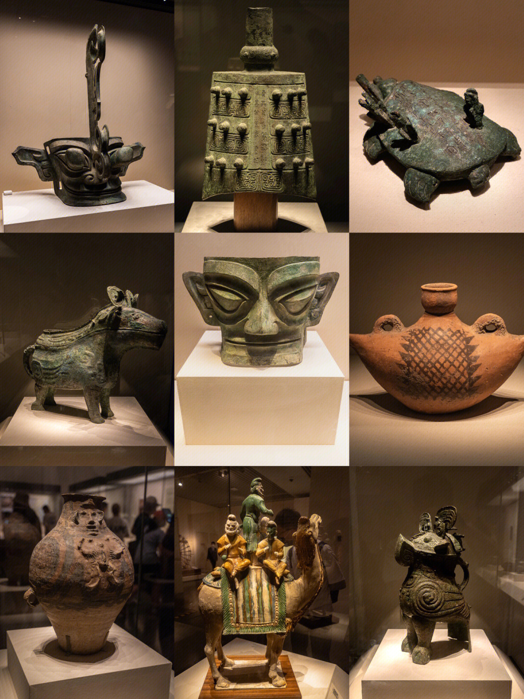 在北京参观博物馆最大的感触就是能够看到来自全国各地的文物河南的后
