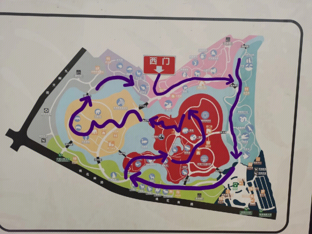 南昌市动物园地图图片