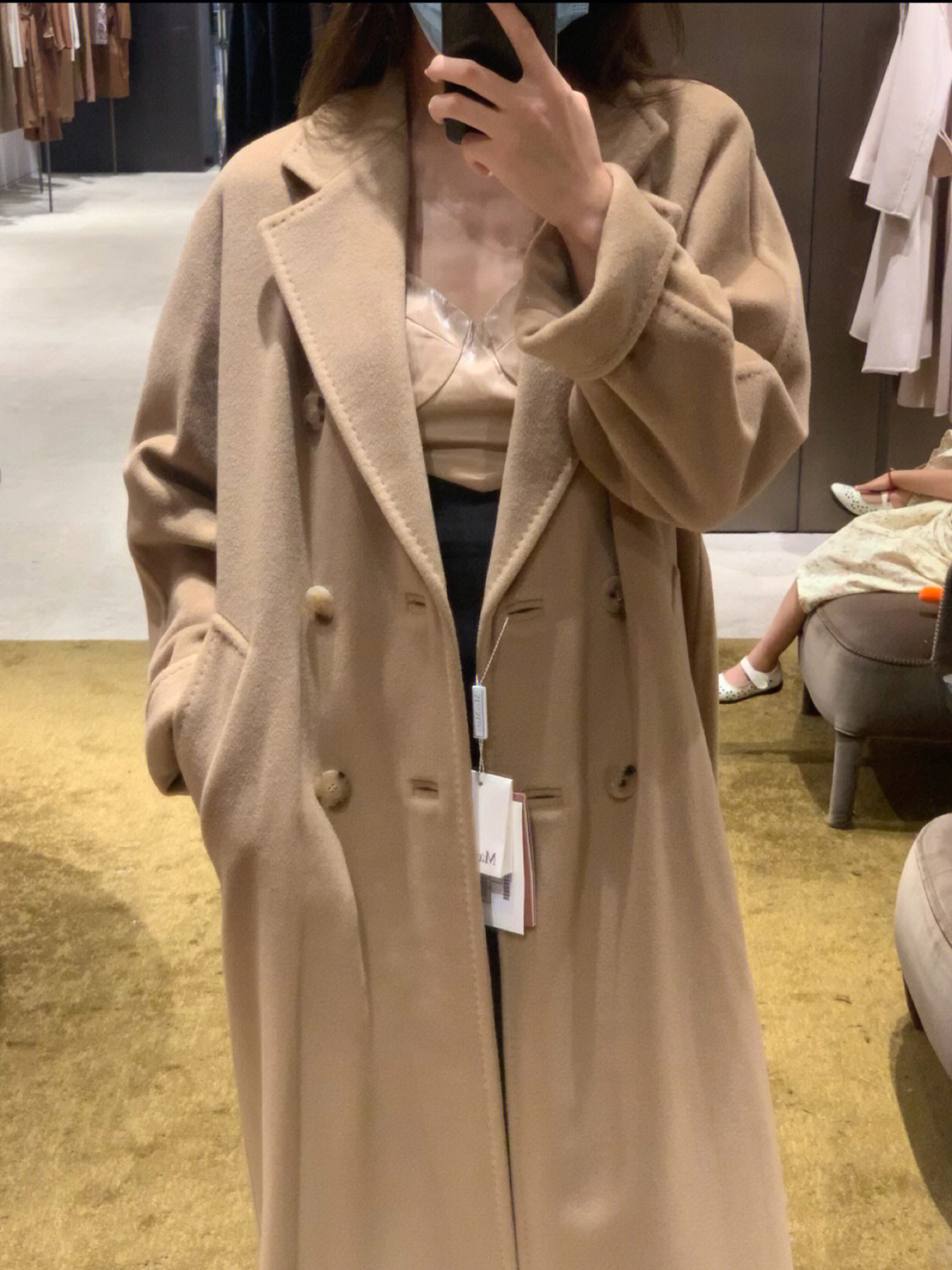 maxmara101801大衣街拍图片