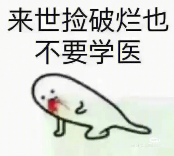 医学生表情包 背书图片