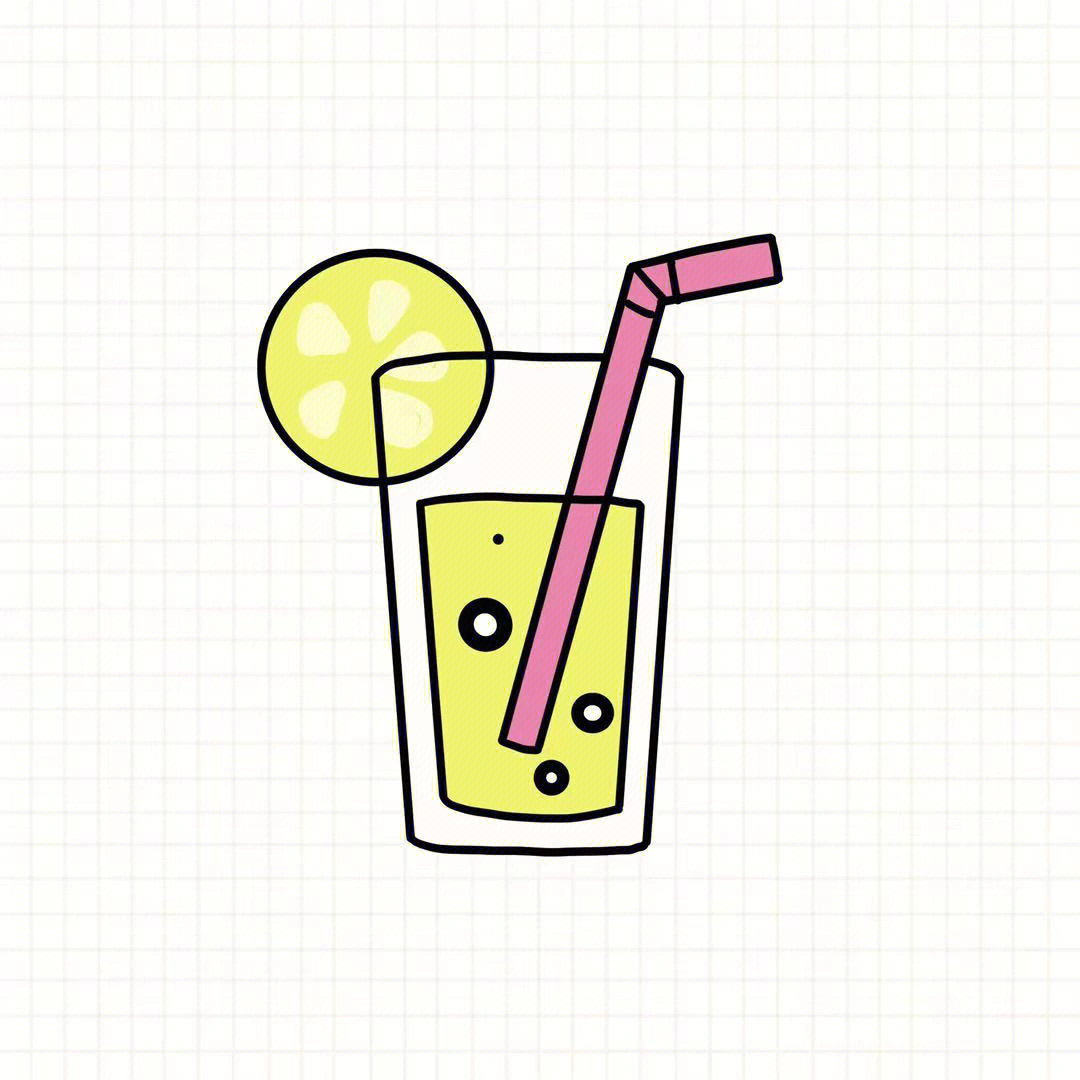 柠檬汁简笔画图片图片