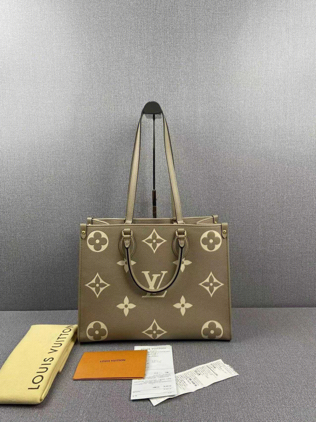 lv路易威登新款大象灰中号onthegotote