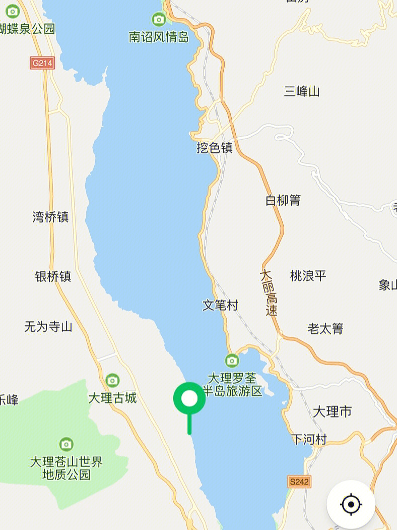 南诏风情岛地图图片