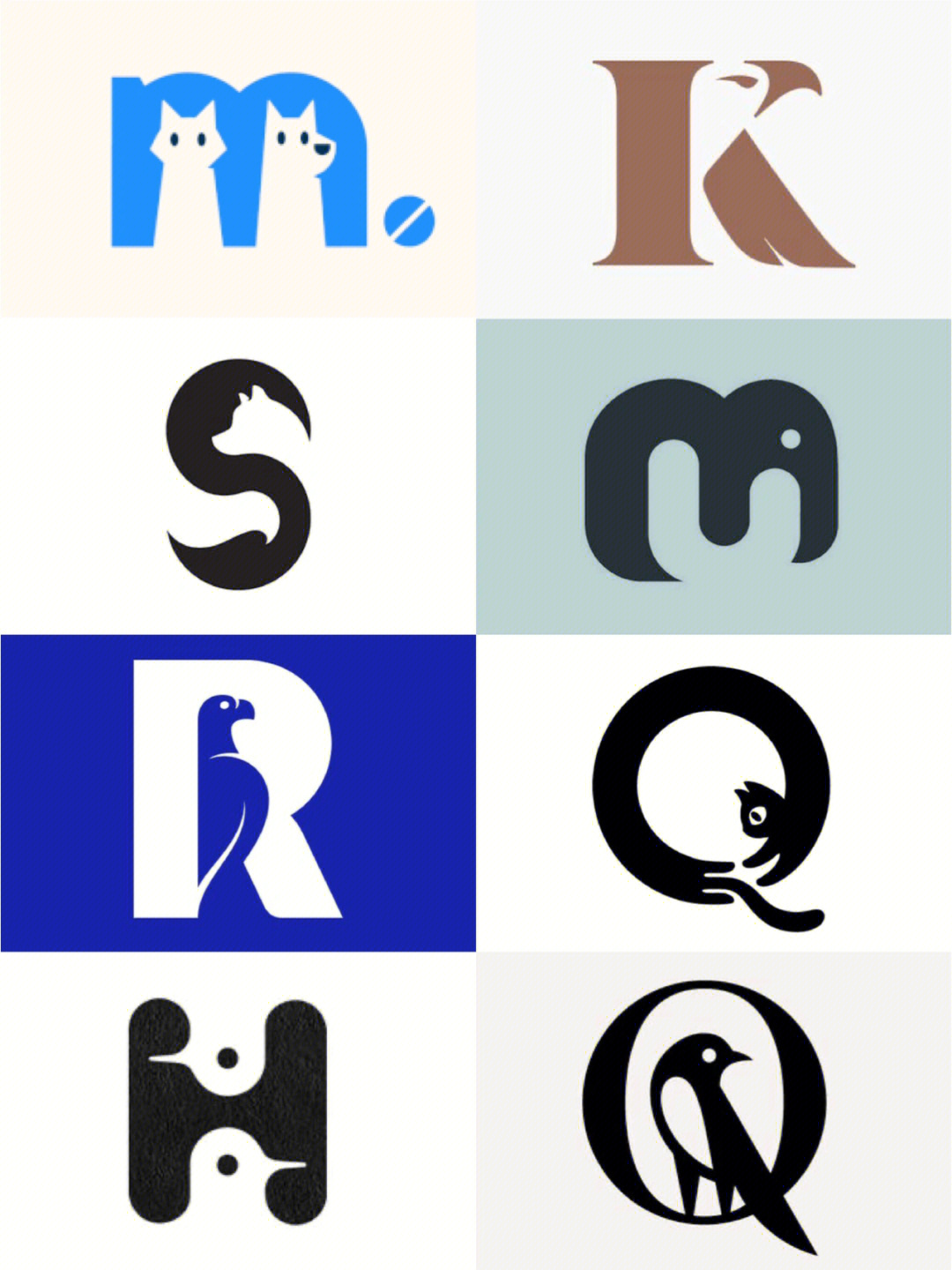 字母融合组成图案图片