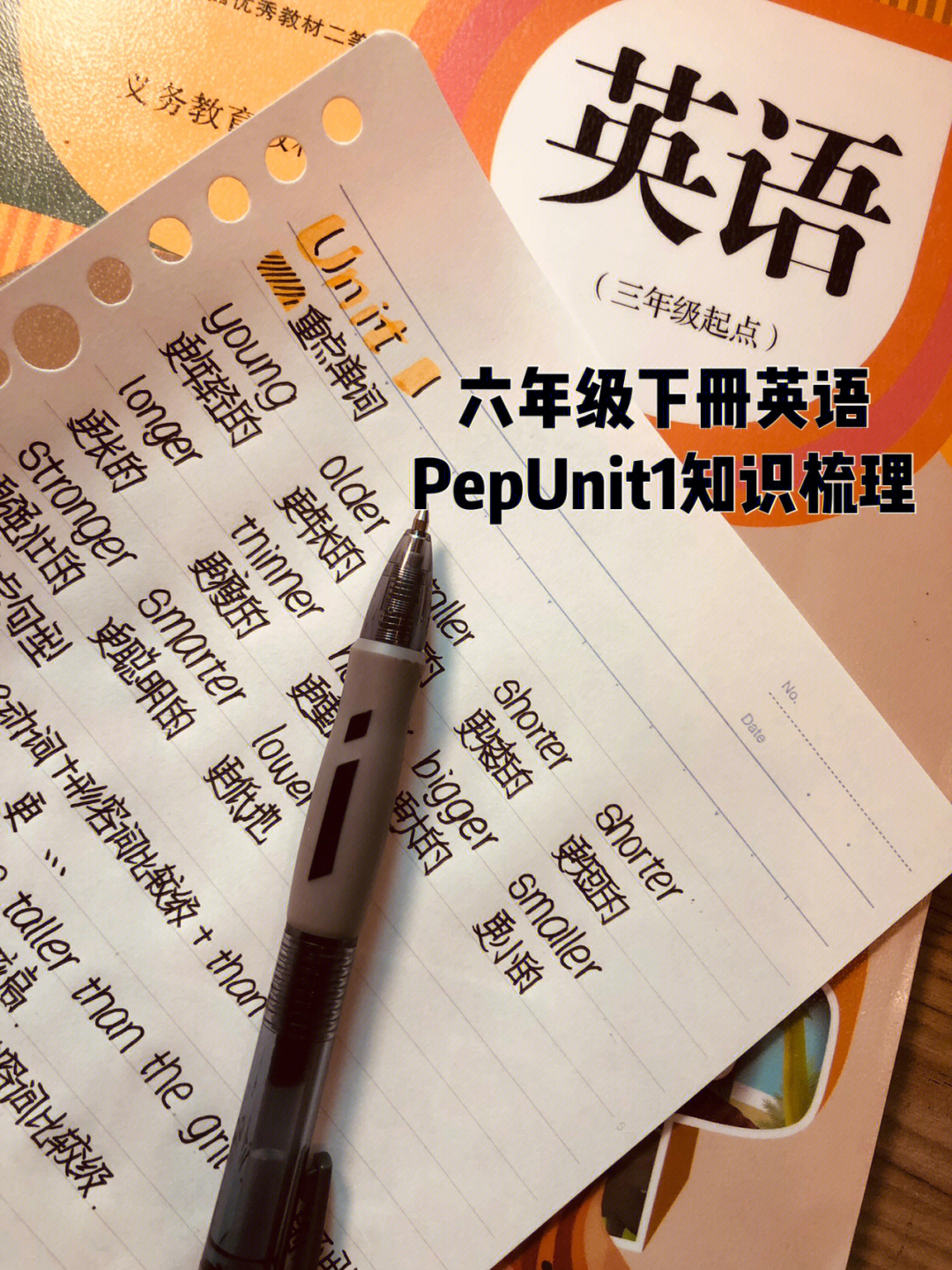 六年级下册英语pepunit1知识梳理