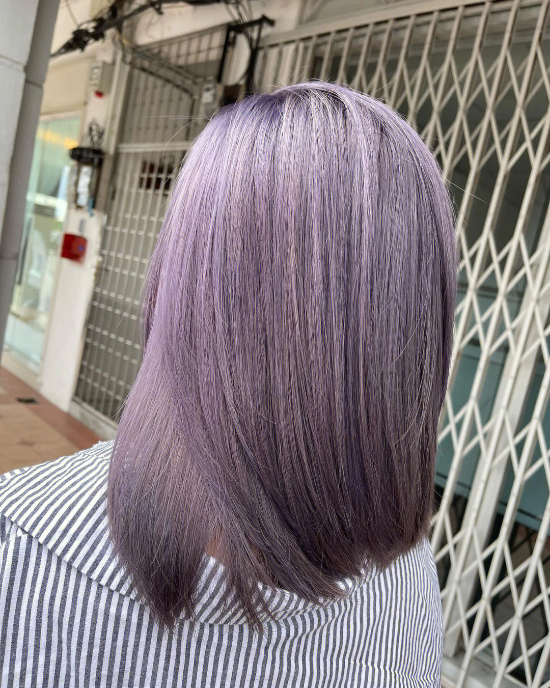 香芋紫头发褪色图片