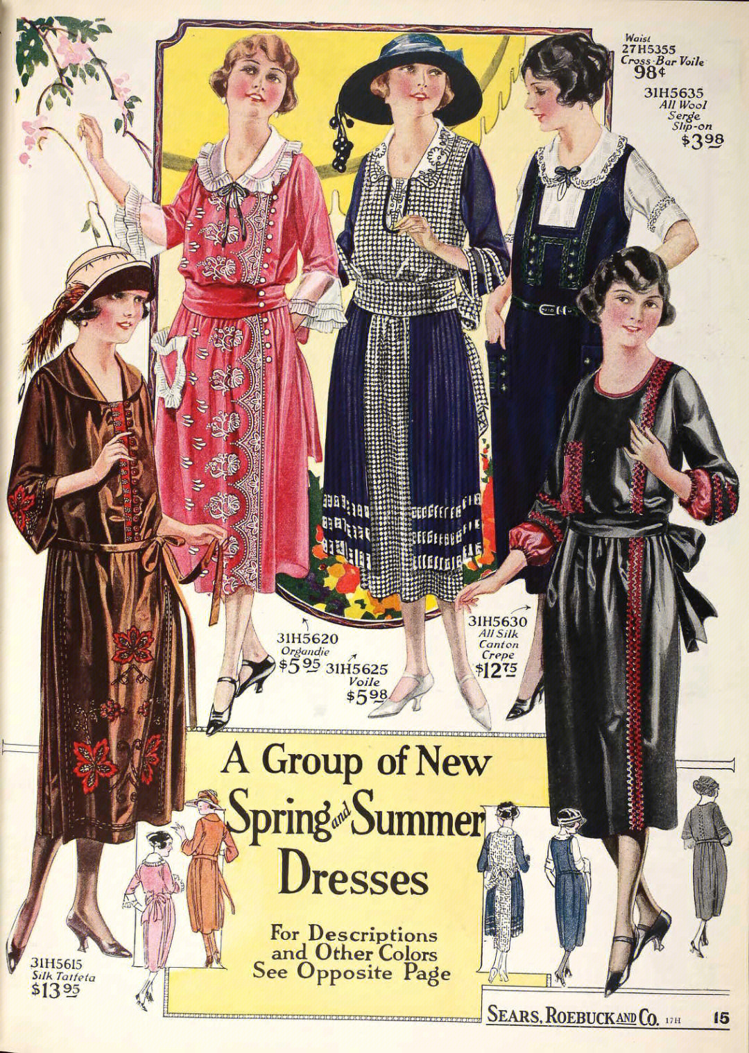 1920年代美国邮购目录服饰图片素材分享8