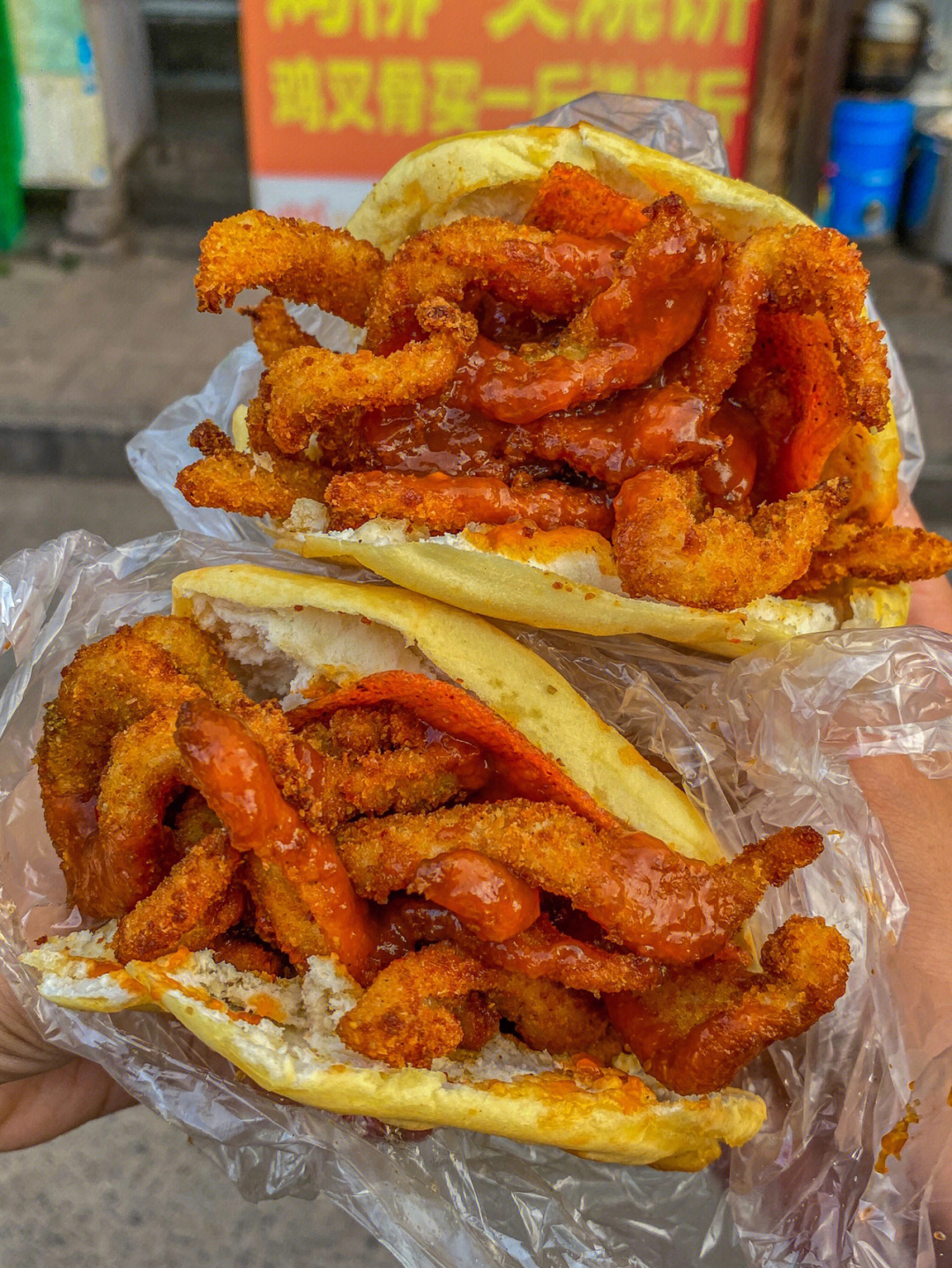 鸡柳夹饼图片大全图片