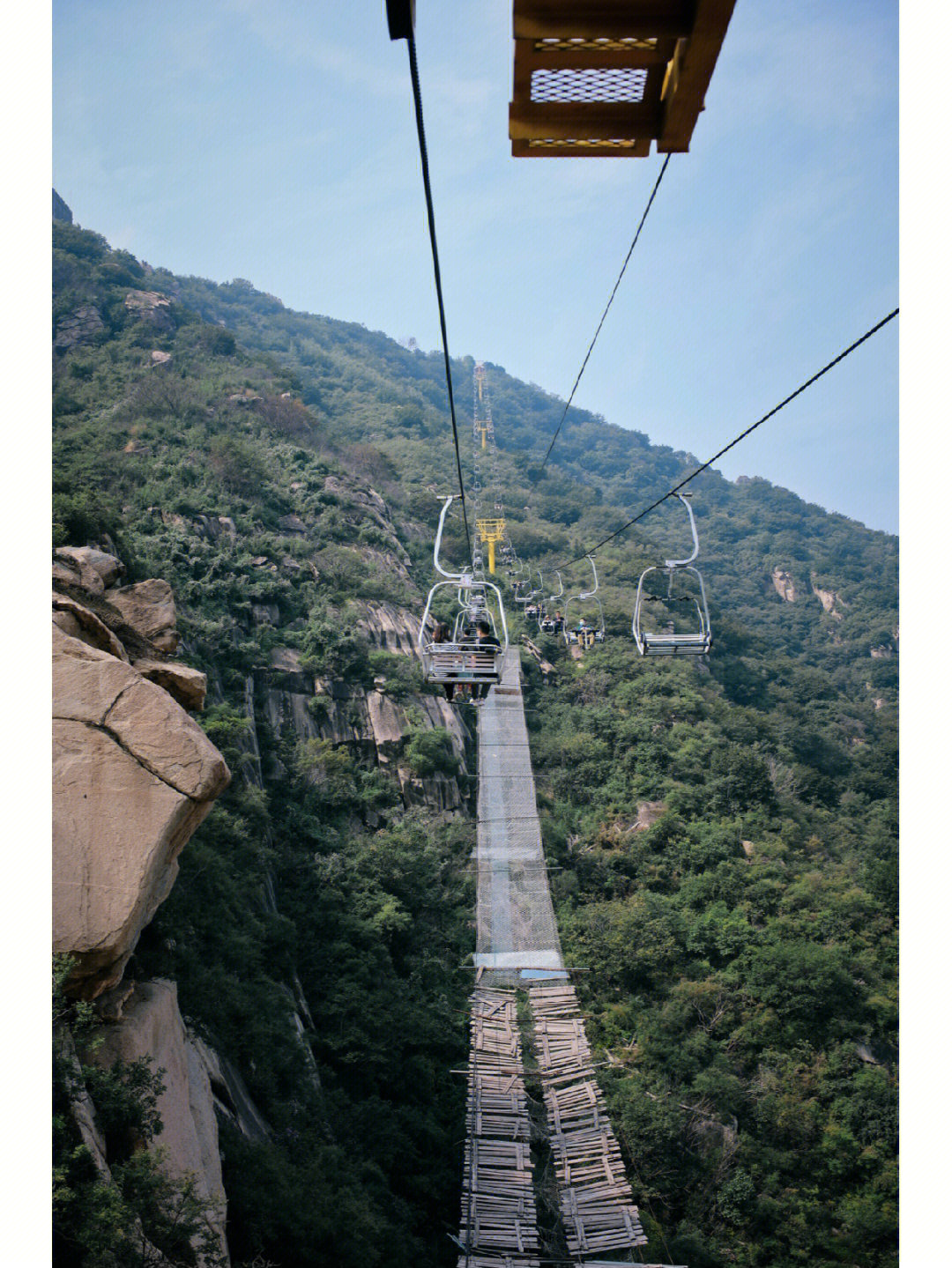 青龙峡缆车多高图片