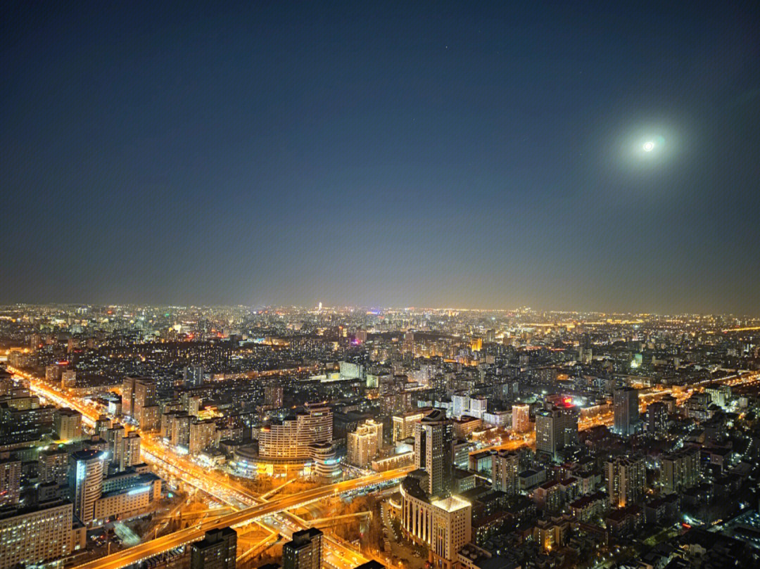 万家灯火照片夜景图片