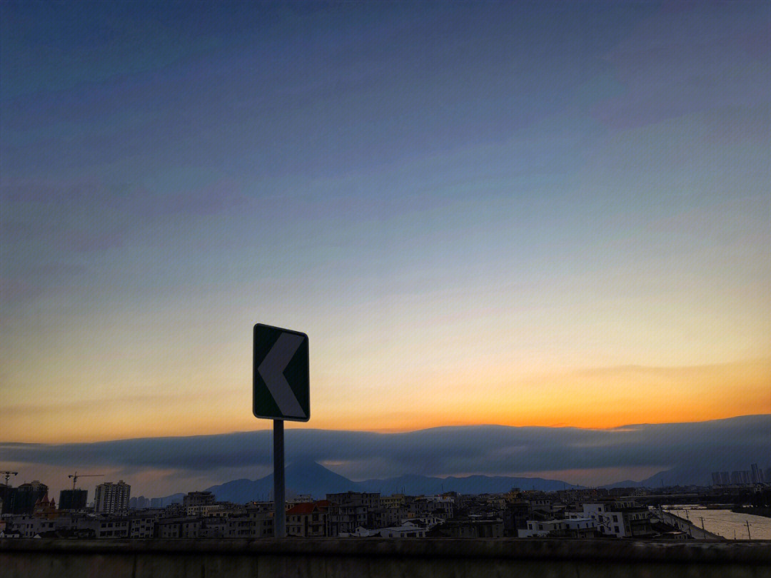 五侯山夜景图片