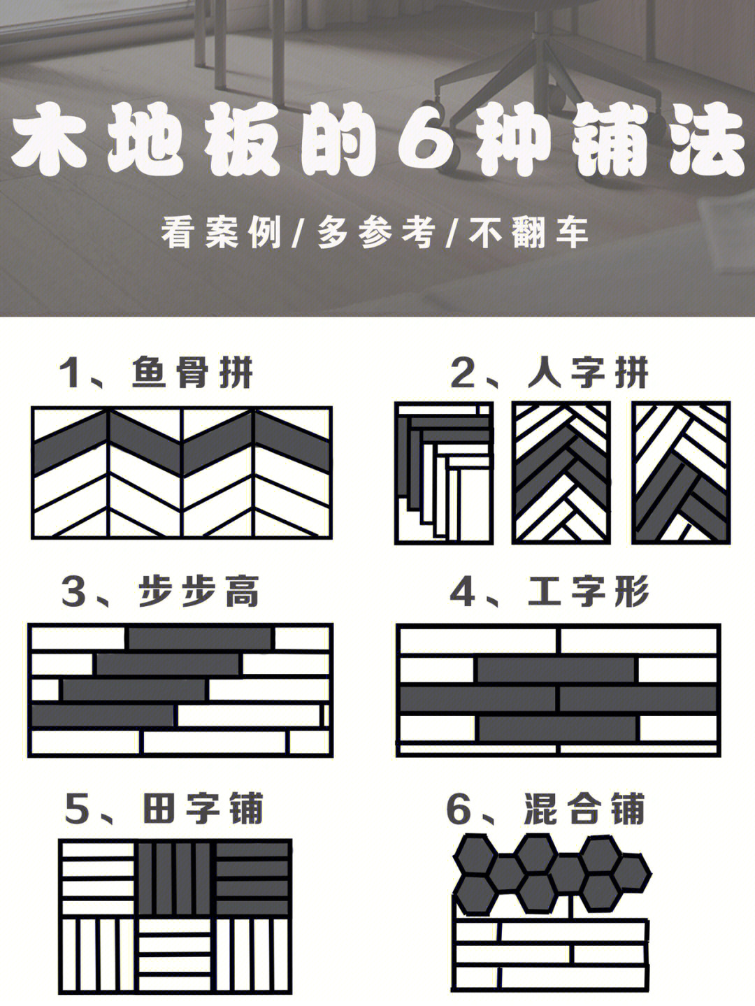 木地板的6种铺贴方法75木地板加分铺法75