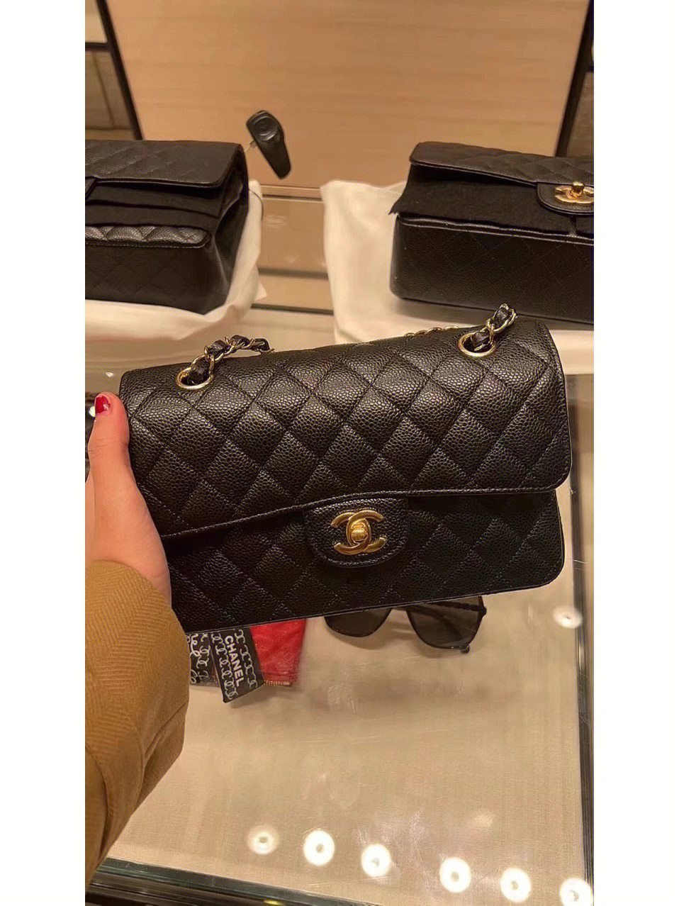 chanel香奈儿cf小号19bag迷你boy中号leboy