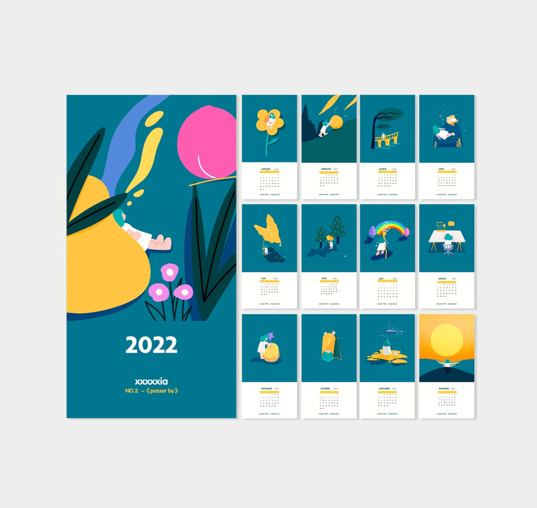 2022台历封面设计图片图片