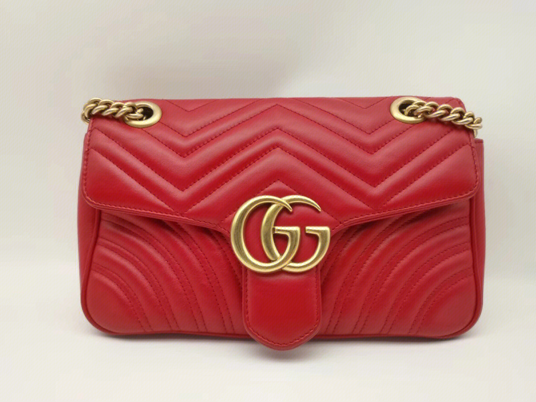 gucci marmont 马蒙特红色中号 可做婚包,容量满足日常使用