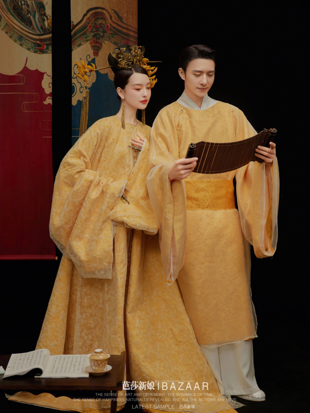 清宫婚纱照图片