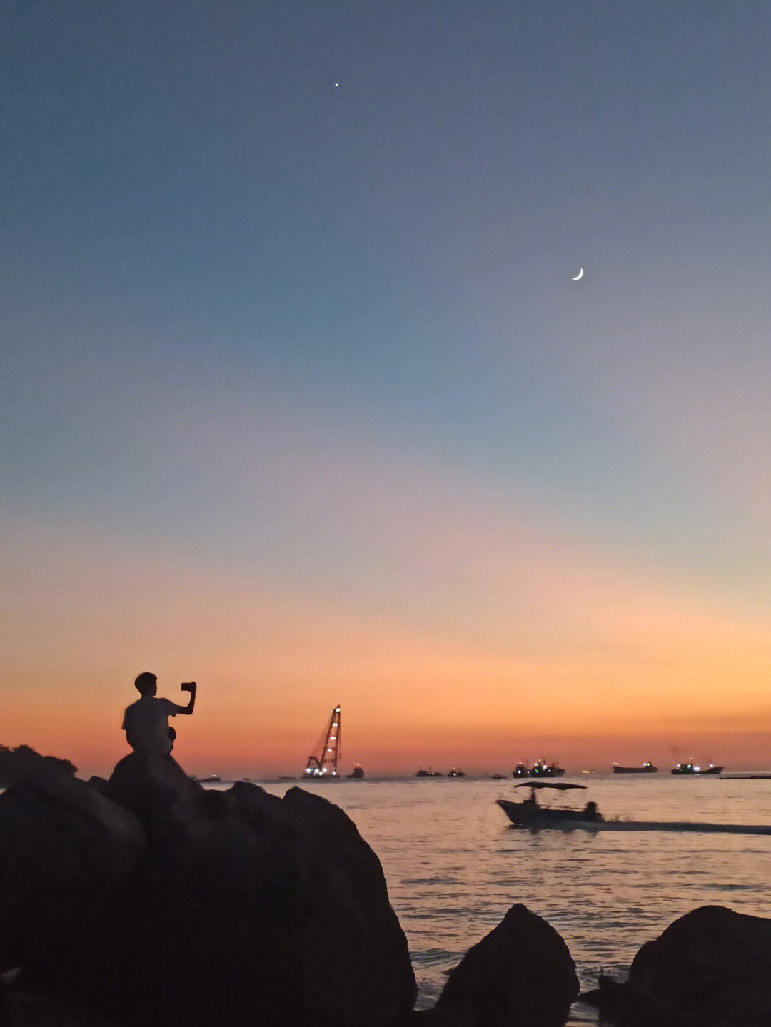 海陵岛日落