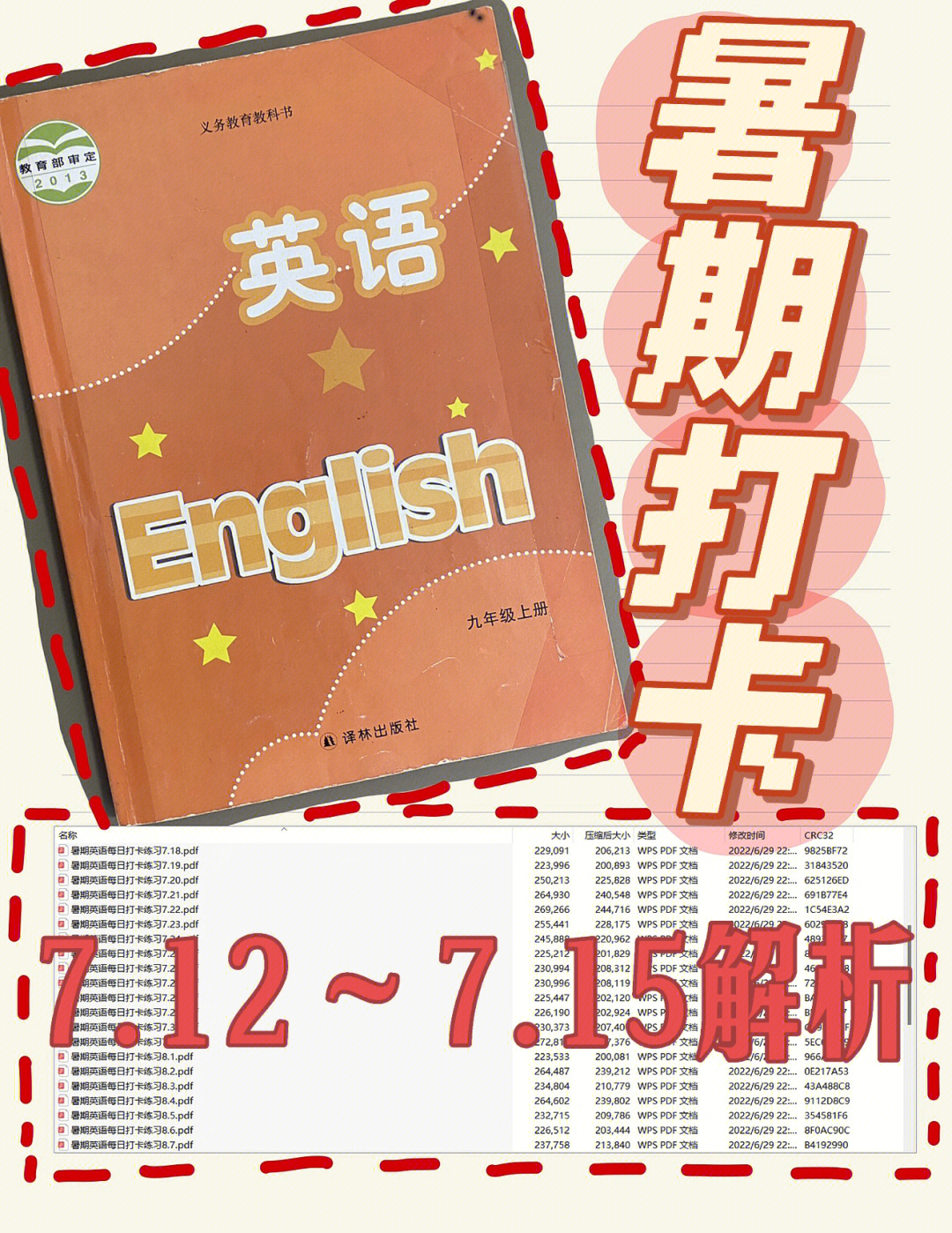 66夯实基础,初一到初三的词汇题,横向理清各单元21566进阶语法