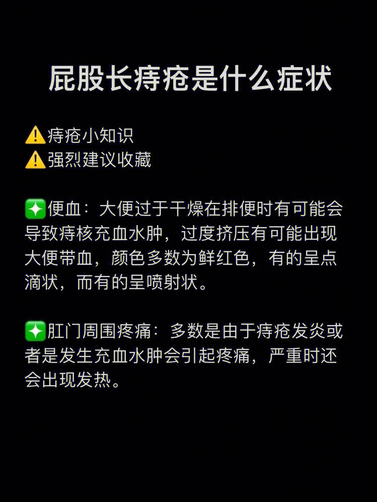 外痔疮的初期症状图片