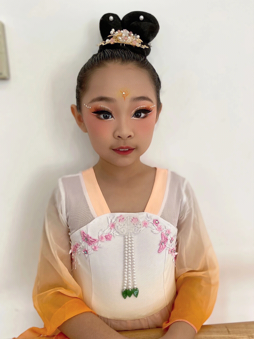 北京儿童舞台妆古典舞眼妆