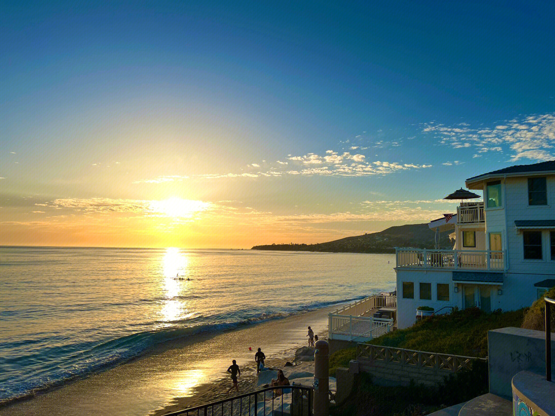 lagunabeach浪漫海滩落日夕阳